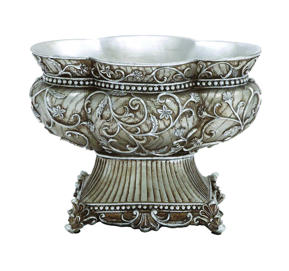 Calming Polystone Long Lasting Bowl with Intricate Detailing