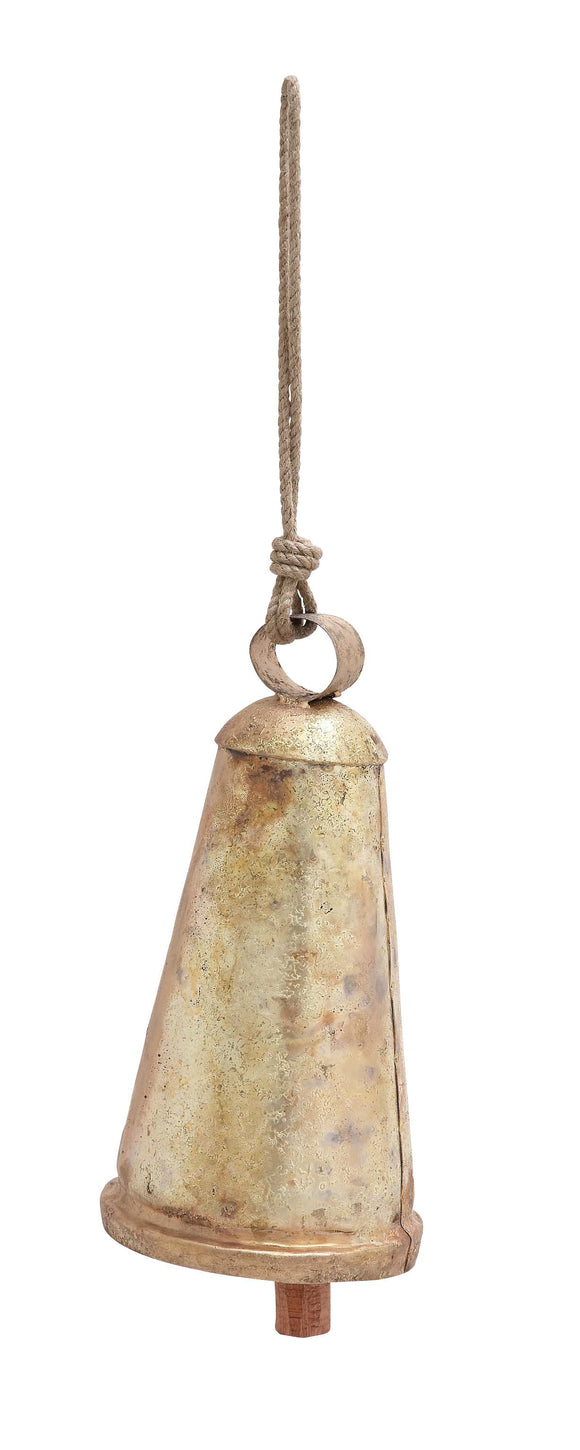 Enchanting Golden Polished Metal Long Gold Bell