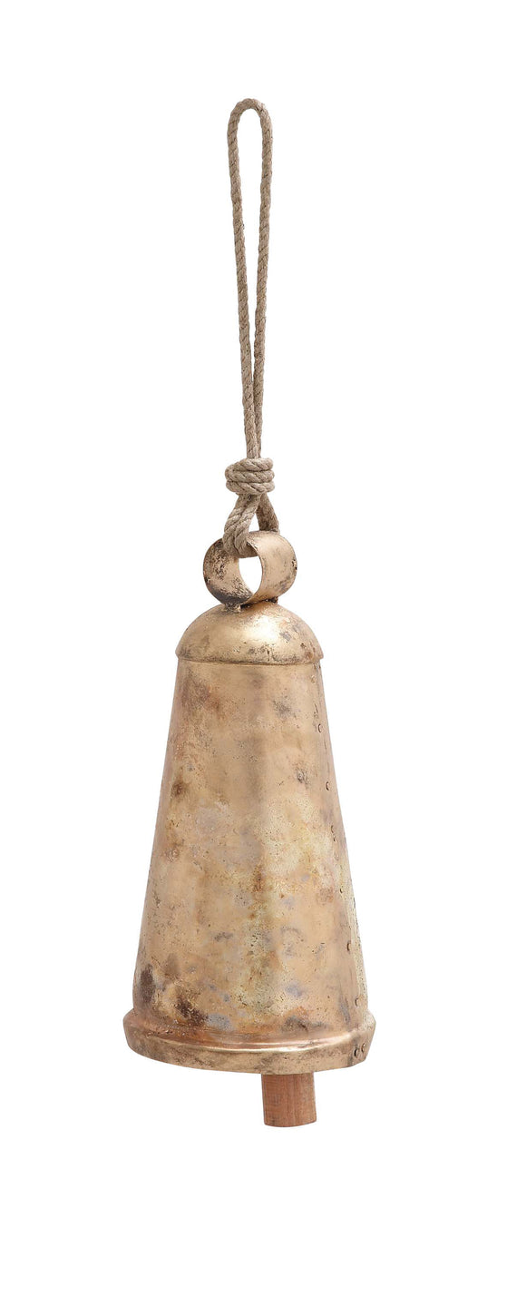 Fascinating Styled Metal Long Gold Bell