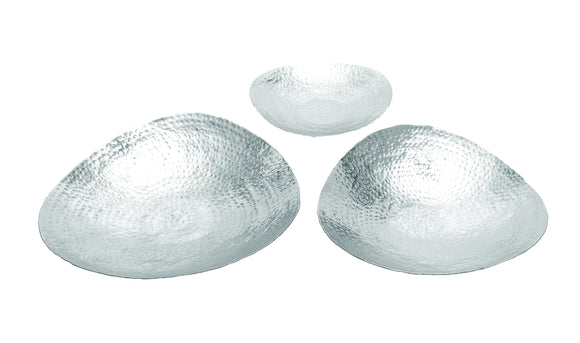 Durable Aluminum in Silver Color Bowl (Set of 3)