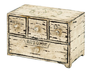 WOOD BOX WITH DRAWERS WITH GREAT UTILITY