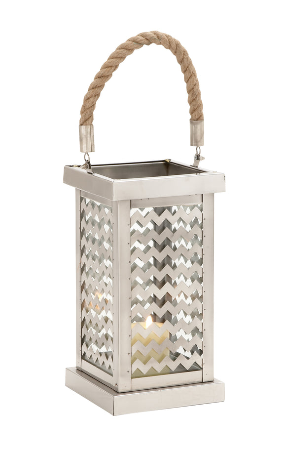 Beautiful Styled Stainless Steel Glass Lantern