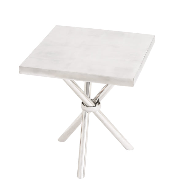 The Lovely Aluminum Accent Table