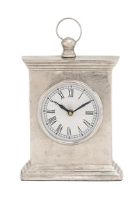 Antique Styled Aluminum Table Clock