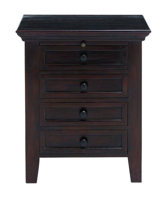 Amalgamation of Traditional and Modern Design Wooden Night Stand