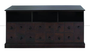 Exclusive Contemporary Design Wooden Cabinet with Sixteen Drawers