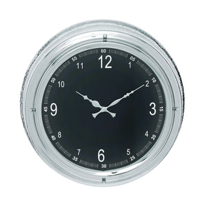 Clean and Classic Metal Wall Clock with Circular Design