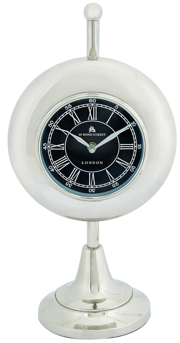 Ivory Trendy Looking Metal Table Clock