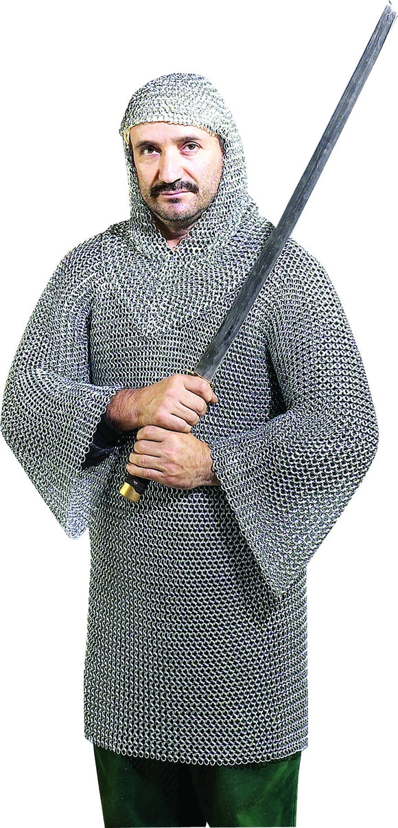 METAL CHAINMAIL ARM S/2 HANDMADE FROM STEEL METAL