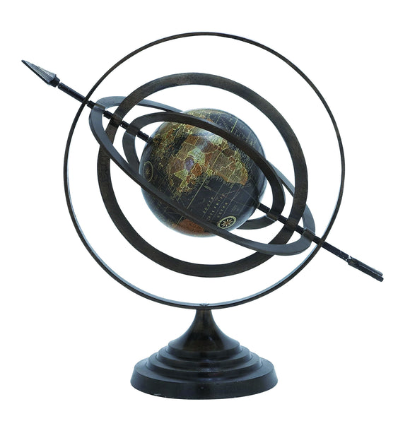 Metal Globe with Beautiful Stable Design & Stable Base