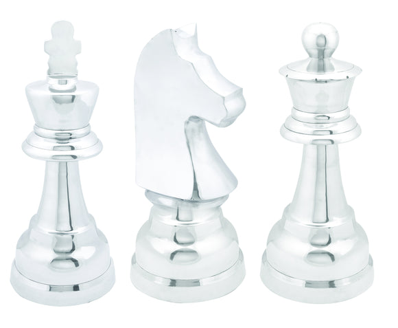 Chess with Decorative Style Element - Set of 3