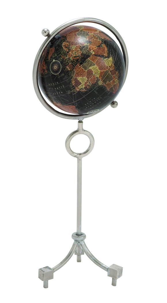 Sophistic and Artistic Metal Globe on Iron Stand