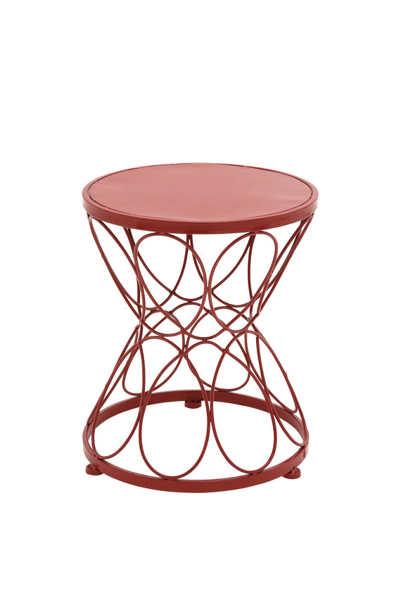 Bright Exclusive Metal Red Plant Stand