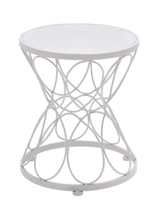 Exquisite Classy Styled Metal White Plant Stand