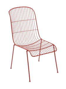 The Bright Metal Chair Red