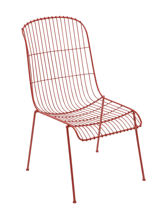 The Bright Metal Chair Red