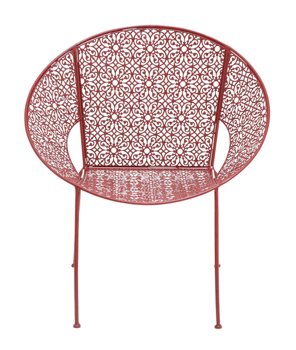 The Bright Metal Red Chair