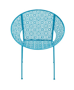 The Divine Metal Blue Chair