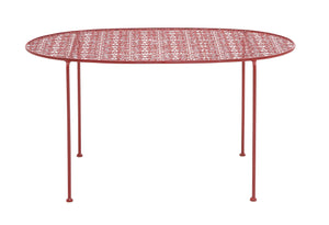 The Bright Metal Red Tea Table