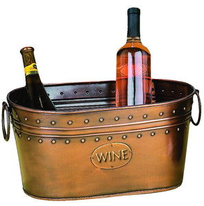 METAL WINE COOLER A LIVING STYLE STATEMENT