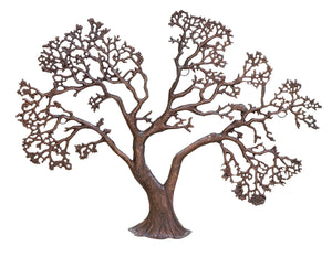 Aluminum Tree Decor 31"W, 24"H Sculpture