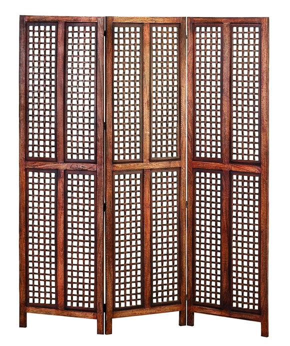 WOOD 3 PANEL SCREEN TO BRING COMPLETENESS TO EXISTING DECOR