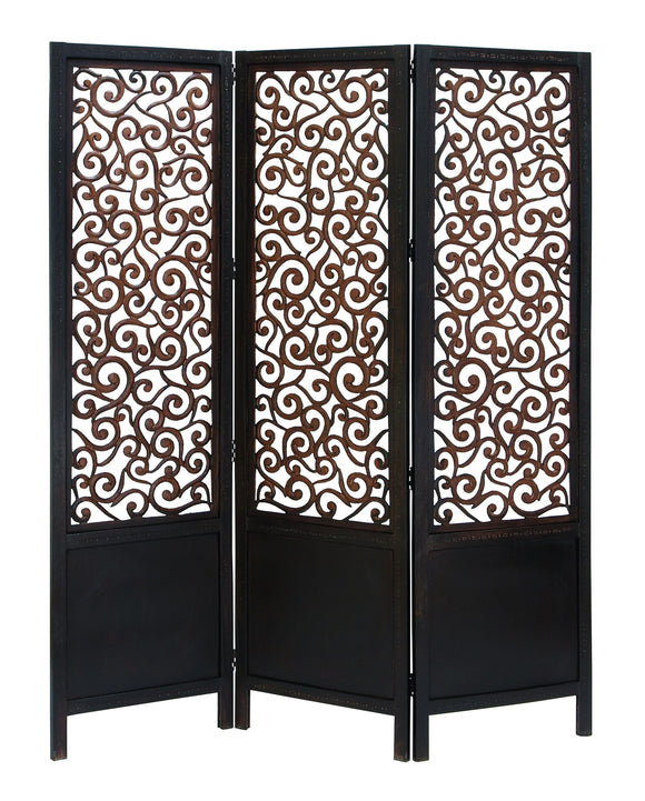 Room Dividers Wood Screen 3 Panel 72