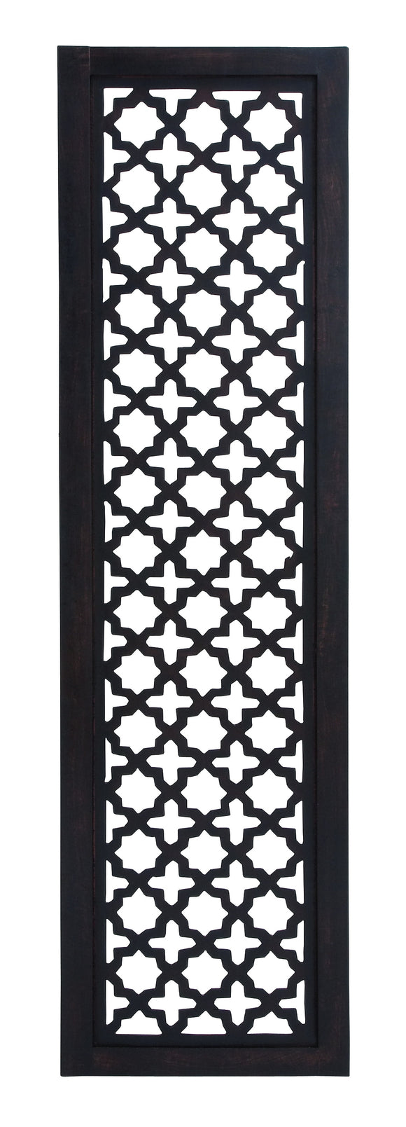 Black and White Wooden Wall Panel with Fine Attention to Details