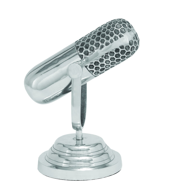 Suave Aluminum Microphone Shaped Trophy and Glossy Finish