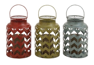 The Timeless Metal Candle Lantern 3 Assorted