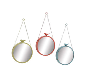 The Unique Metal Wall Mirror 3 Assorted