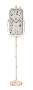 The Rustic Metal Floor Clock