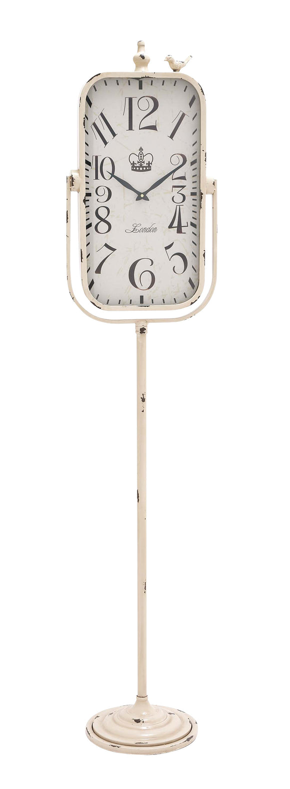 The Rustic Metal Floor Clock