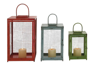 Beautiful Styled Set of 3 Metal Candle Lantern