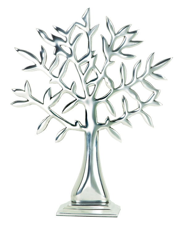 GET ALUMINUM TREE TABLE DECOR AS SUPPORTING TABLE DECOR