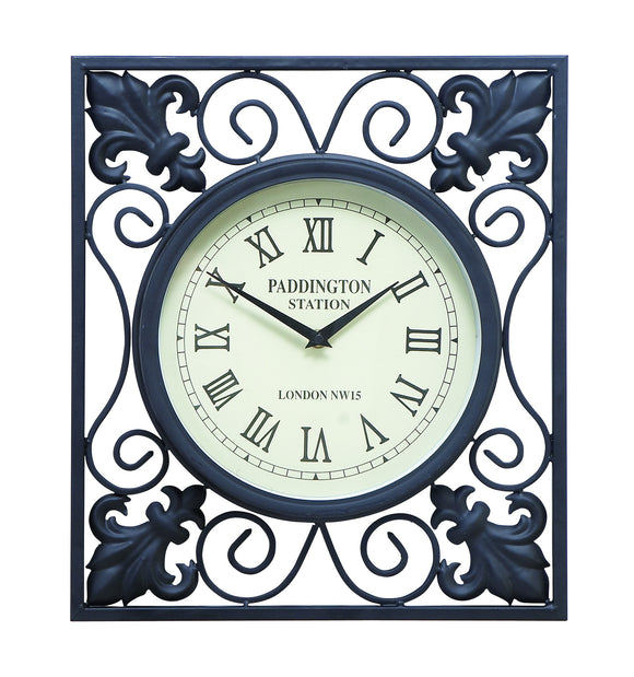 METAL OUTDOOR WALL CLOCK A LOW BUDGET HOME INTERIOR FASHION