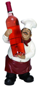 POLYSTONE CHEF BOTTLE HOLDER A DESIGNER CLASS WINE HOLDER