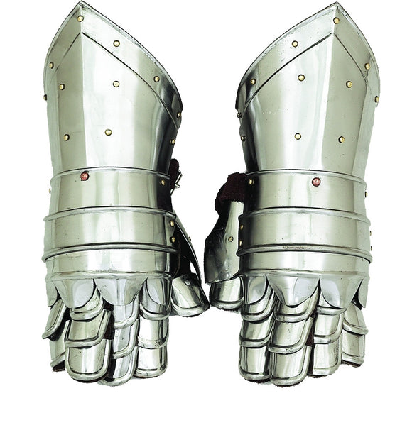 METAL ARMOUR HAND GLOVES PAIR WITH INVITING DECOR APPEAL