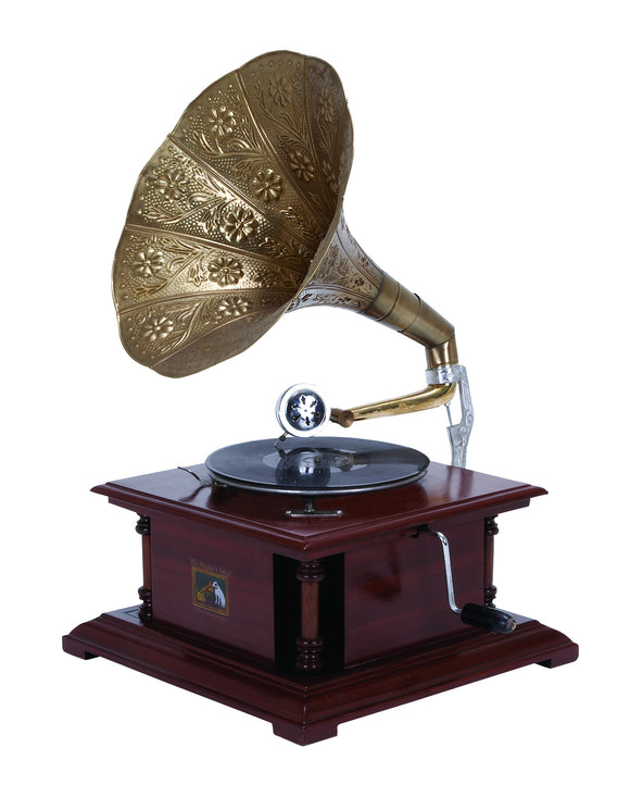 WOOD METAL GRAMOPHONE AN EXCELLENT HOME DECOR