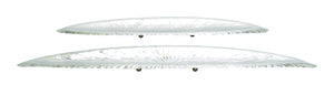 Classy and Stylish Stainless Steel Canoe Tray Set of Two