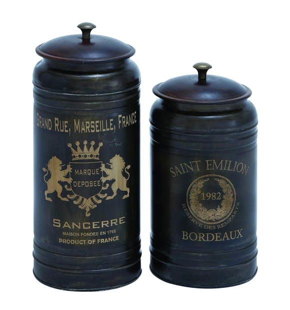 Canisters with Classic and Old-World Appeal - Set of 2