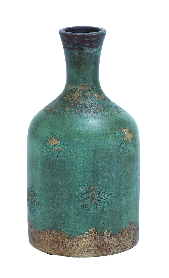 Long Lasting Terracotta Bottle Vase with Rich Color