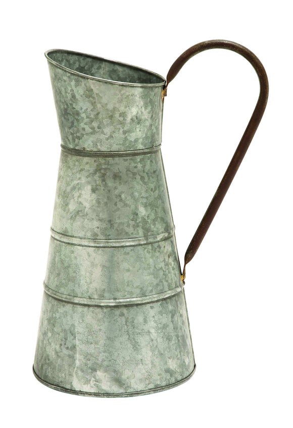 Galvanized Watering Jug with Classic Style Design