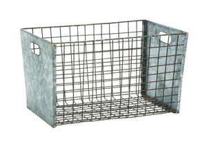 Exclusive Hand Crafted Metal Wire Basket (Large)