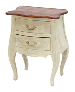 Wood Side Table 25"H, 19"W Accent Collection