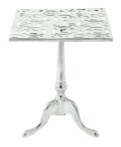 Unique Metal Accent Table with Lightweight Design