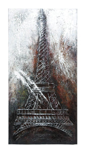 Canvas Art Eiffel Tower 79"H, 40"W