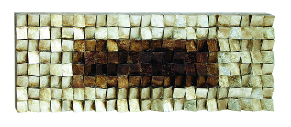 Wood Wall Art with Natural Wood Finish