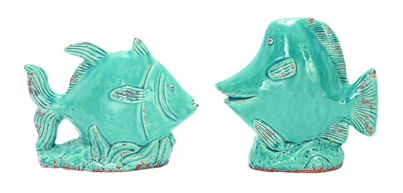 Ceramic Fish 2 Assorted 10