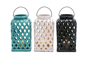 Captivating Shanghai Ceramic Lantern 3 Assorted